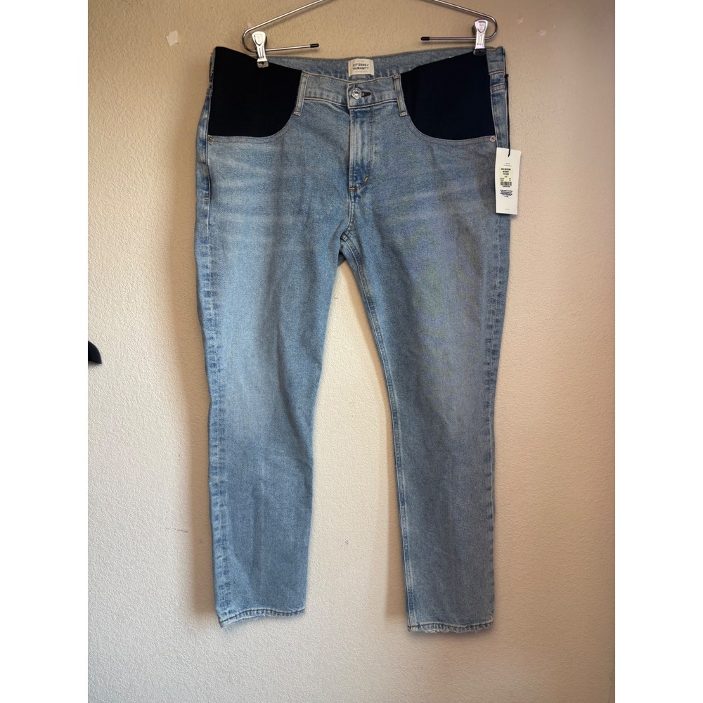 NWT Citizens of Humanity Inga Low Slung Straight Leg Maternity Jeans 31